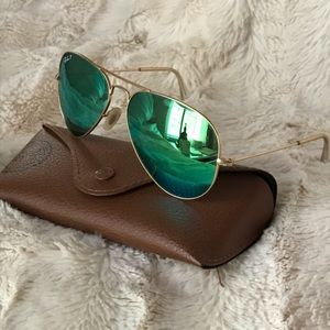 Ray-Ban Polarized RB3025 AVIATOR FLASH LENSES